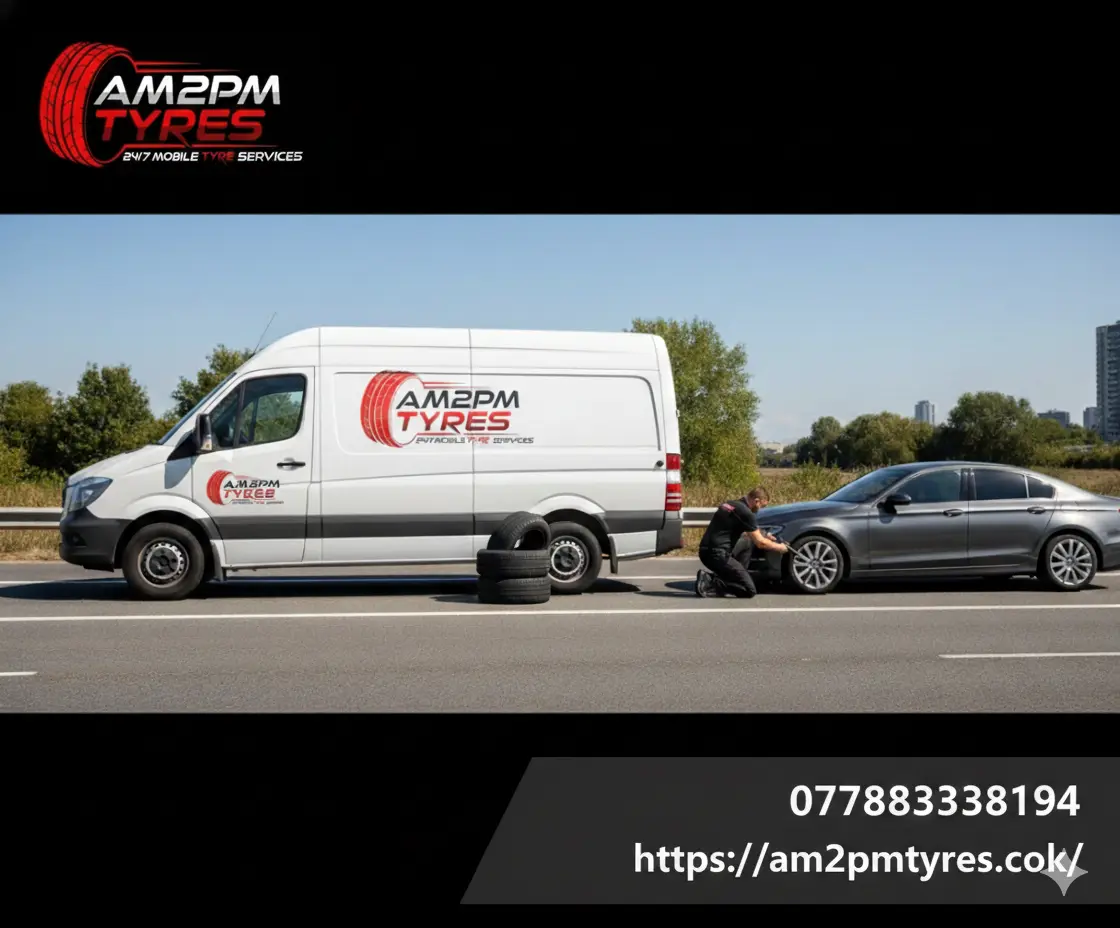 Prevention Flat Tyre Fitting on the M4, Reading