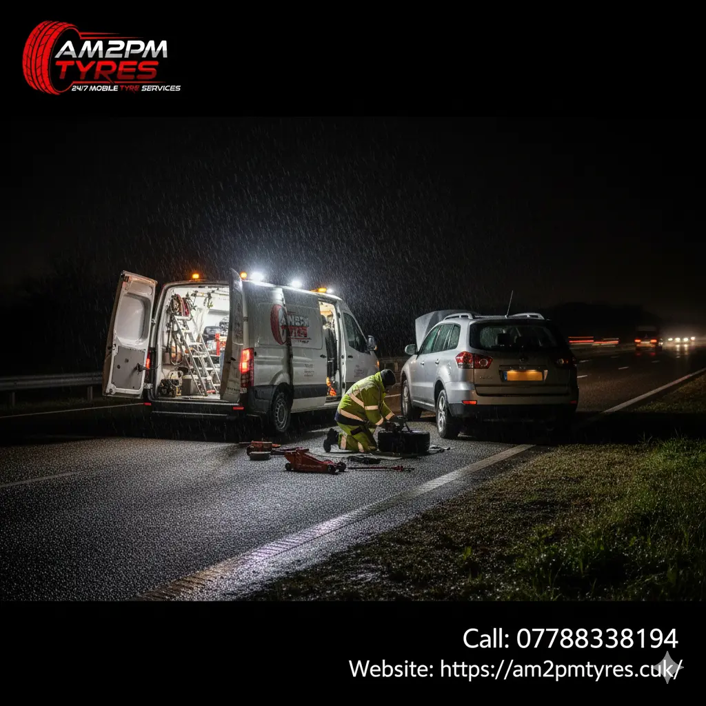 Roadside mobile tyre fitting
