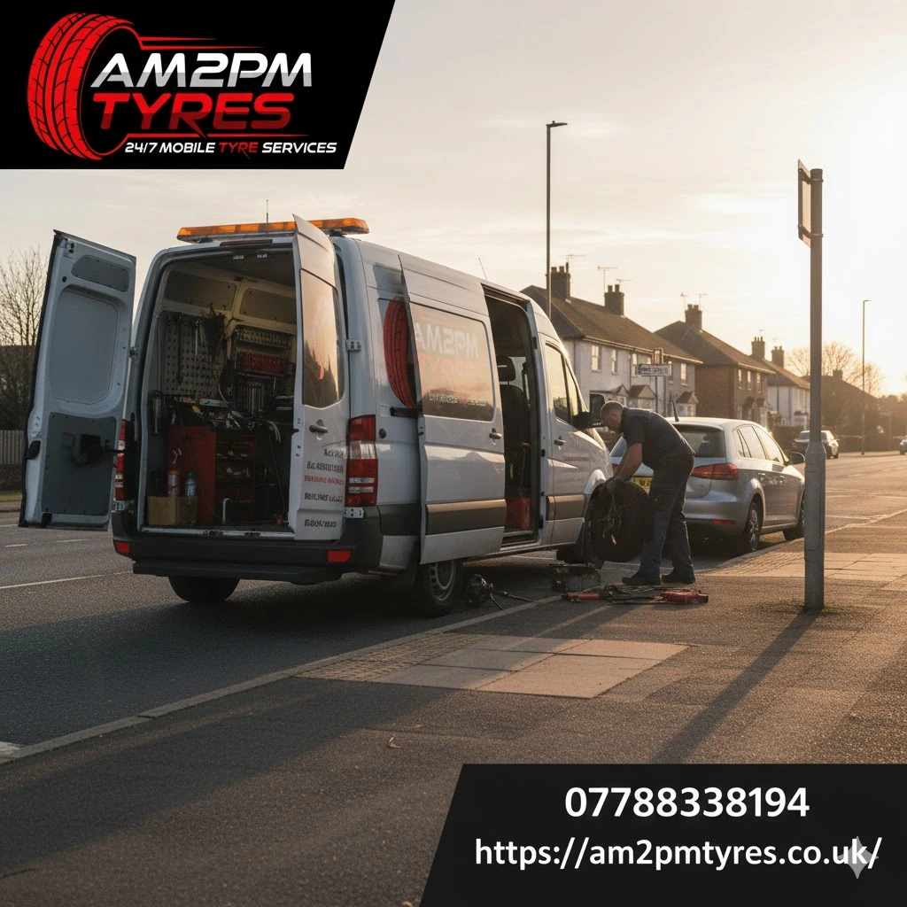 Roadside mobile tyre fitting 