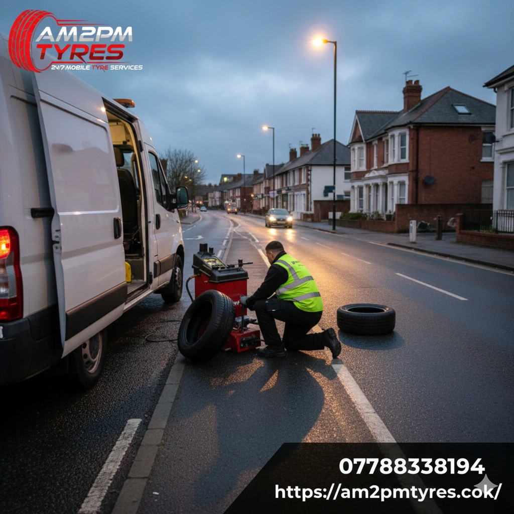 Mobile car tyre fitting service 