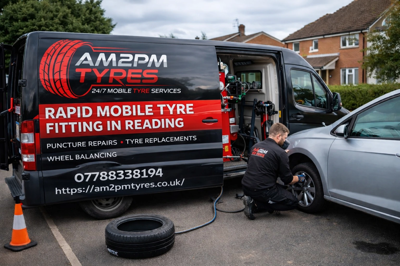 Rapid mobile tyre fitting reading