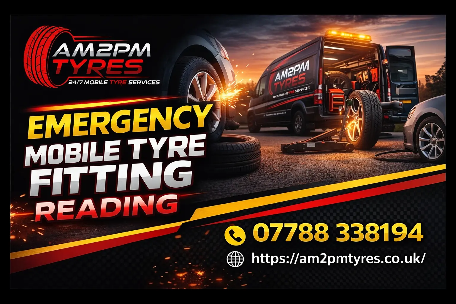 Mobile Car Tyre Fitting Service in Reading – Fast, Reliable Service