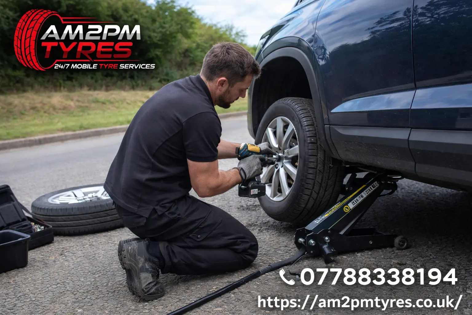 Mobile tyre fitting reading