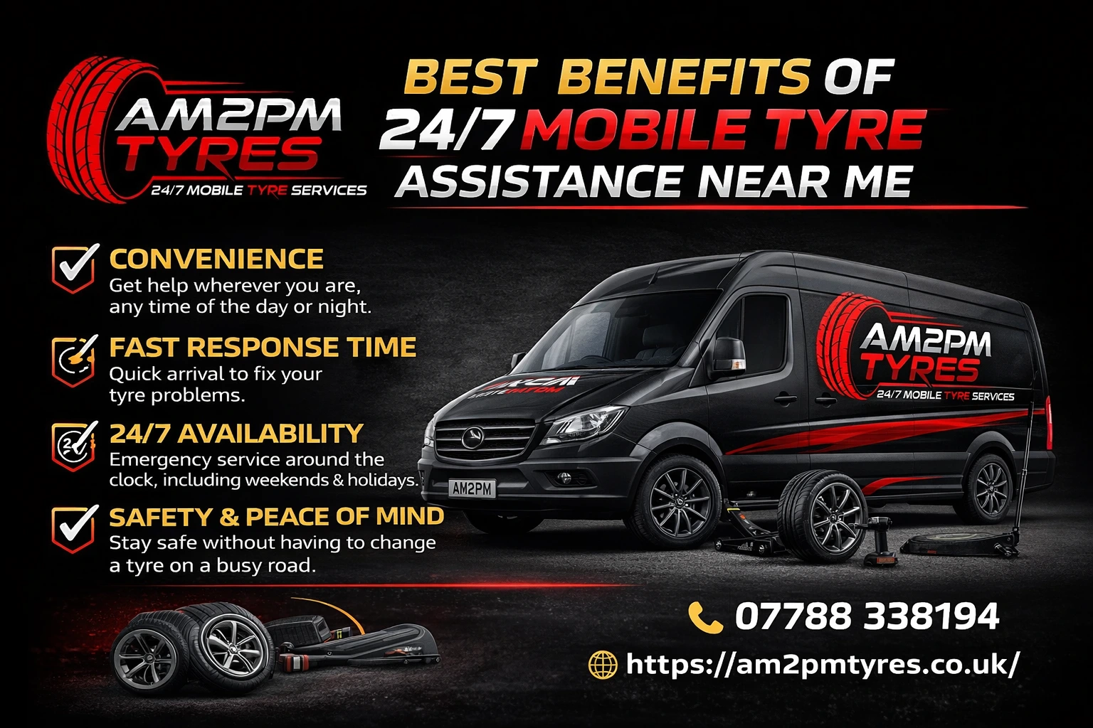 24/7 Mobile Tyre Assistance Near Me
