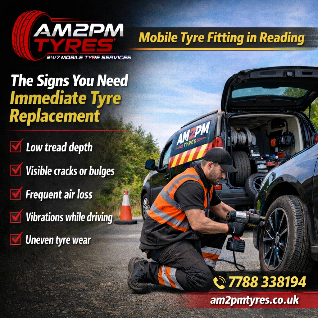 Mobile Tyre fitting in Reading 
